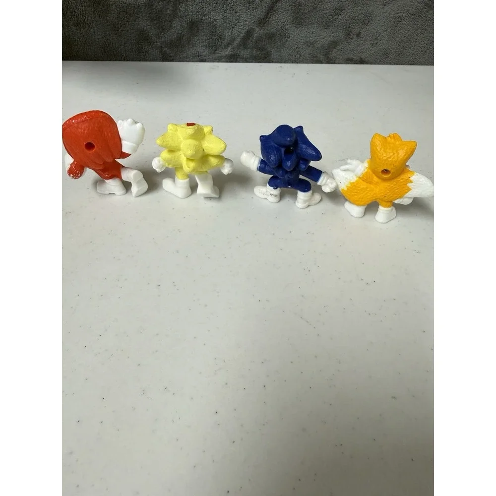 Set of 4 McDonald's Sonic The Hedgehog Movie Happy Meal Toys Figures
